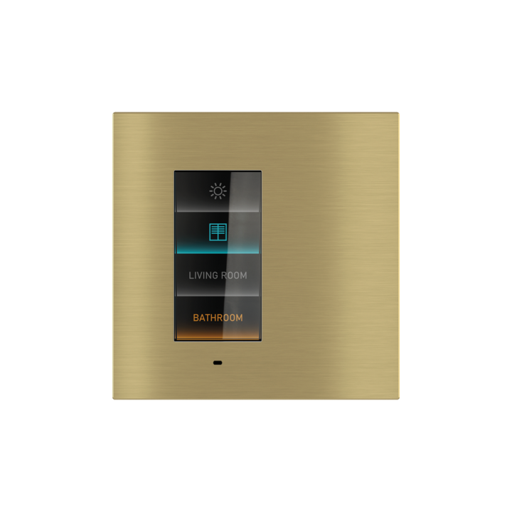 Signum square plate Surface Metal Brass