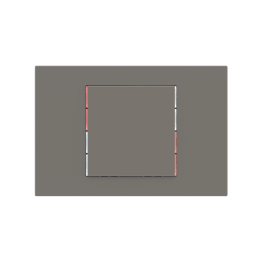 kit 1 rocker 71 serie Square (60X60) Fenix NTM Grey London