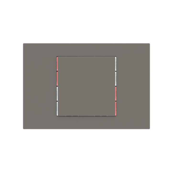 kit 1 rocker 71 serie Square (60X60) Fenix NTM Grey London