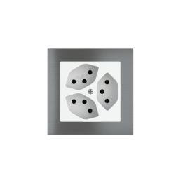 Square magnetic plate (60x60 mm window) Proxima series Metal Quantum Carbon