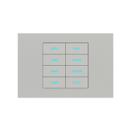 Rectangular Plate Deep (FF/71/20Venti) (87x128) 1 window (45x68) Silver Plastic