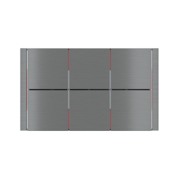 Rectangular Frame FF Form (86x126) Metal Titanium