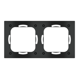 Additional plastic bracket for rectangular magnetic plate for Proxima series compatibility with round boxes