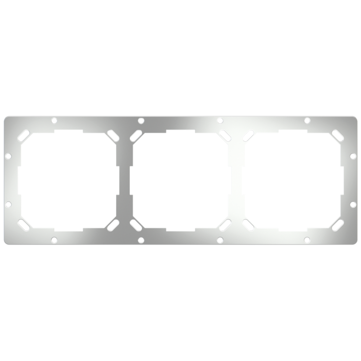 Mounting adapter for 1 triple plate - Deep version (1 piece)