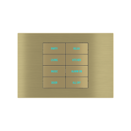 Ekinex накладка 20venti 87x128 mm латунь металл EK-DRG-GBB