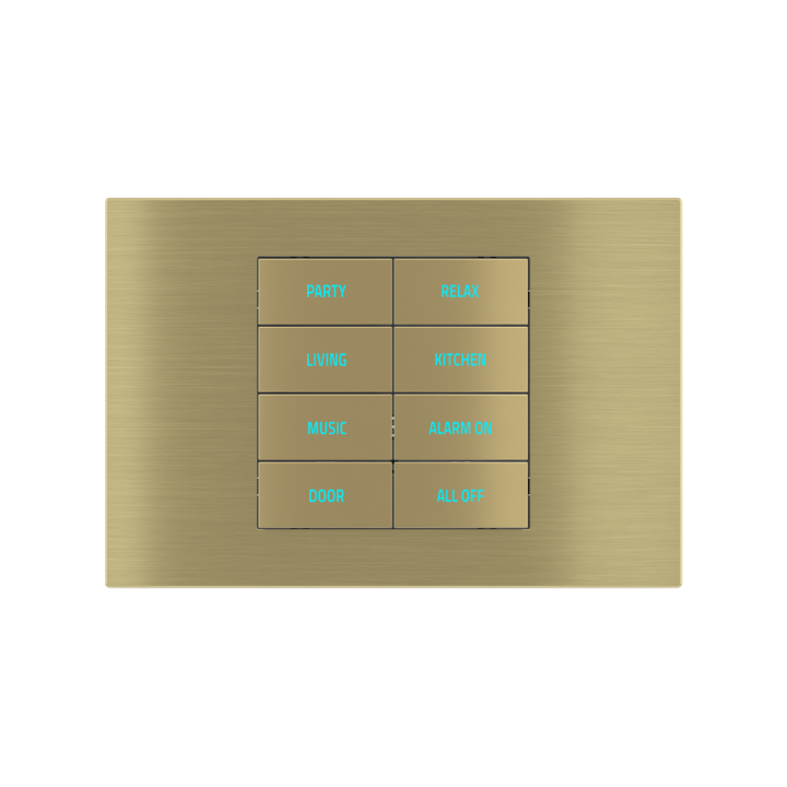 Ekinex накладка 20venti 87x128 mm латунь металл EK-DRG-GBB
