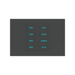 Rectangular Plate Deep (FF/71/20Venti) (87x128) 1 window (45x68) Fenix NTM Grey Bromine
