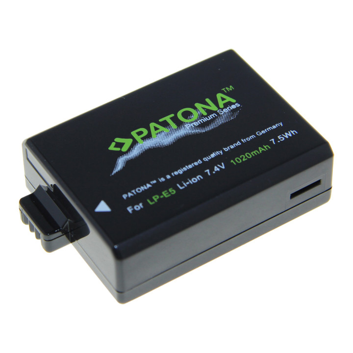 Patona PT1211 Battery Canon LP-E5 1020mAh Li-Ion Premium