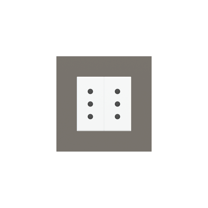 Ekinex накладка Form/Flank/NF 80x80 mm серый Fenix NTM EK-PQP-FGL