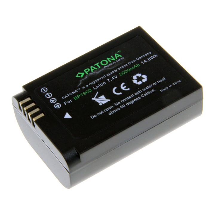 Patona PT1239 Premium Li-Ion Battery 2000mAh for Samsung NX1 BP-1900