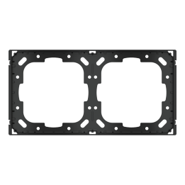Mounting adapter for 1 double plate with Form-Flank frame (Ekinex devices)