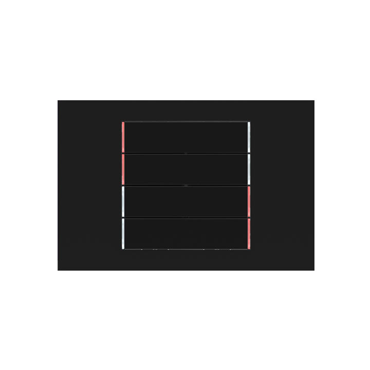 Ekinex накладка 71 60x15 mm черный пластик EK-T4R-GAE-