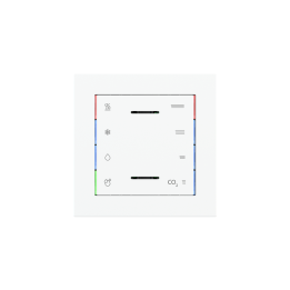 kit 1 rocker 71 serie Square ET2 (60X60) White Plastic