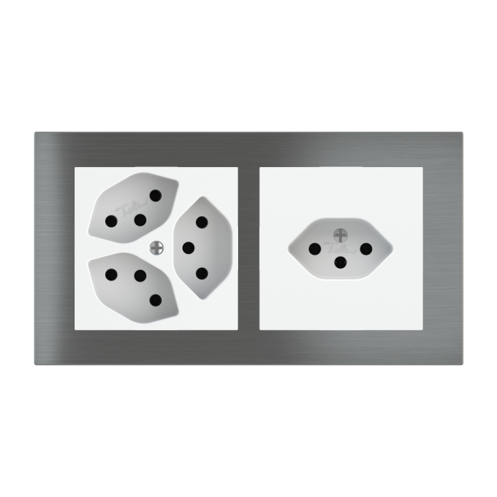Ekinex накладка Proxima 60x60 mm металл EK-P2A-FF-SBV