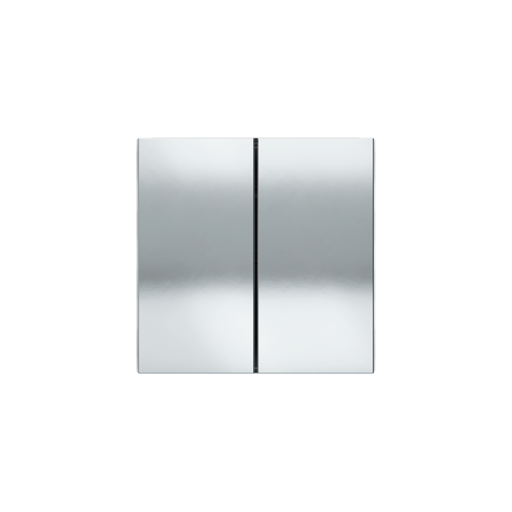 kit 2 rockers FF (Form/Flank/NF) vertical rectangular (40x80) Metal HT Chrome