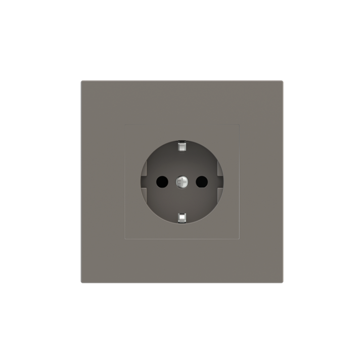Ekinex накладка 20venti 98x98 mm серый Fenix NTM EK-SQG-FGL