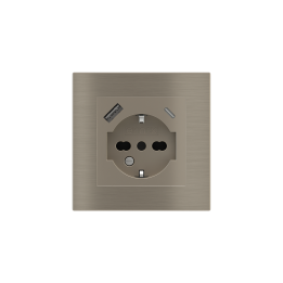 Ekinex накладка 20venti 87x87 mm никель металл EK-DQG-GBR