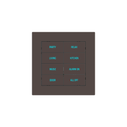 Ekinex накладка 20venti 87x87 mm Cocoa Orinoco Fenix NTM EK-DQS-FCC