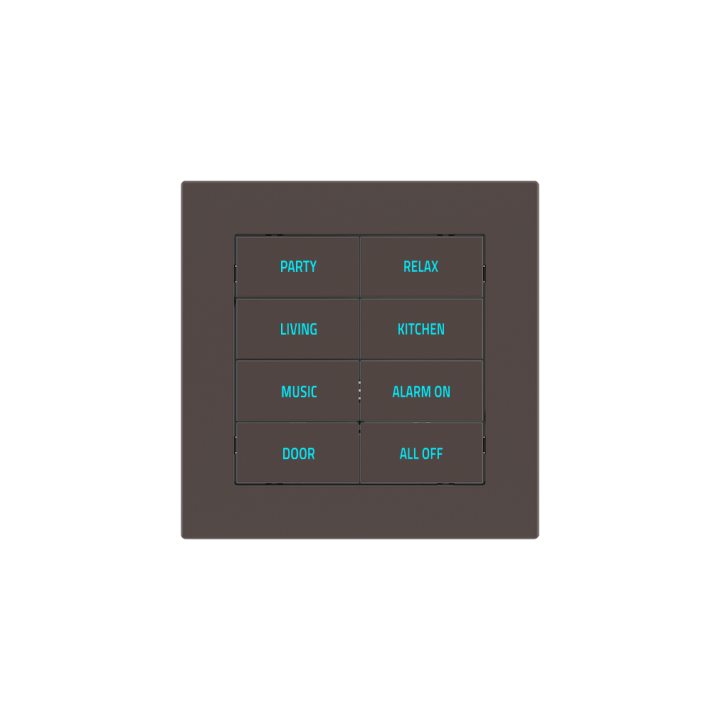 Ekinex накладка 20venti 87x87 mm Cocoa Orinoco Fenix NTM EK-DQS-FCC
