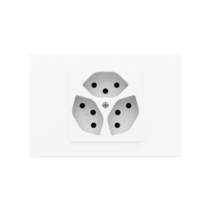 Ekinex накладка 20venti 87x128 mm белый пластик EK-DRS-GAA