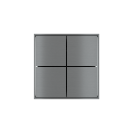 Kit 4 rockers FF (Form/Flank/NF) Square (40x40) Metal Titanium