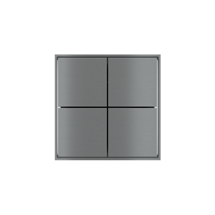 Ekinex накладка Form/Flank/NF 40x40 mm титан металл EK-TQQ-GBS