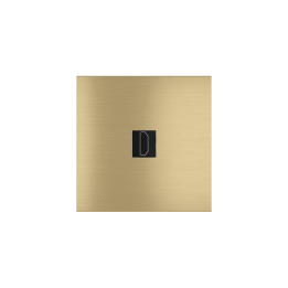 Square magnetic plate for keystone system Proxima series Metal Brass
