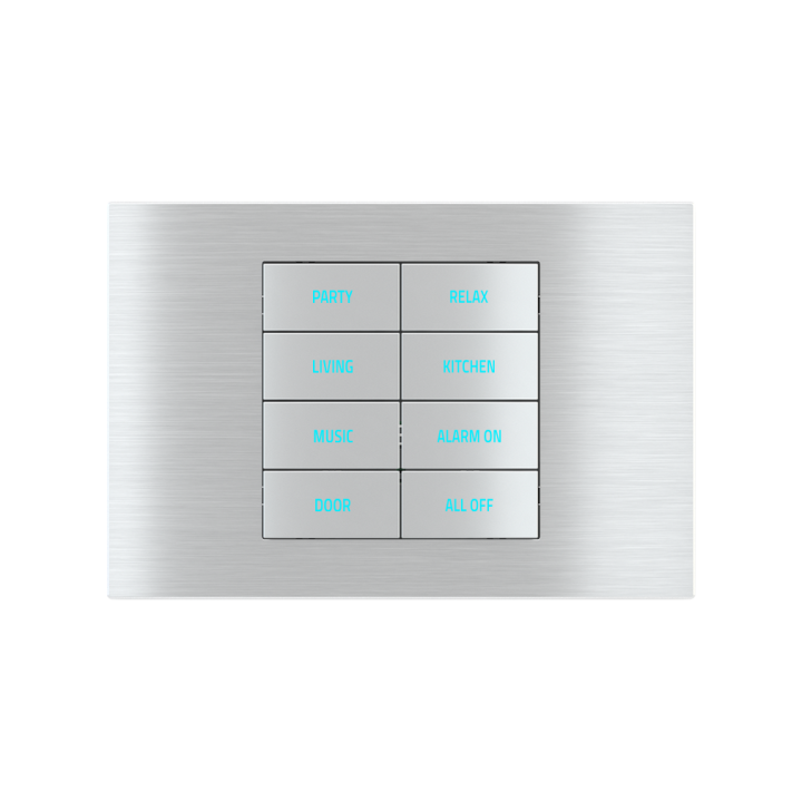 Rectangular Plate Deep (FF/71/20Venti) (87x128) 1 window (45x68) Metal Alluminium