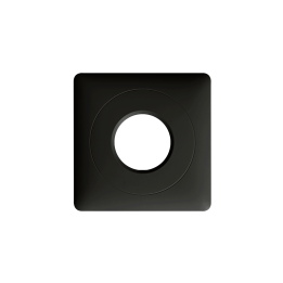 Support and plate for wall-box mounting of EK-SG2-TP-M sensor (black)