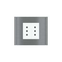 Ekinex накладка Form/Flank/NF 80x80 mm титан металл EK-PQP-GBS