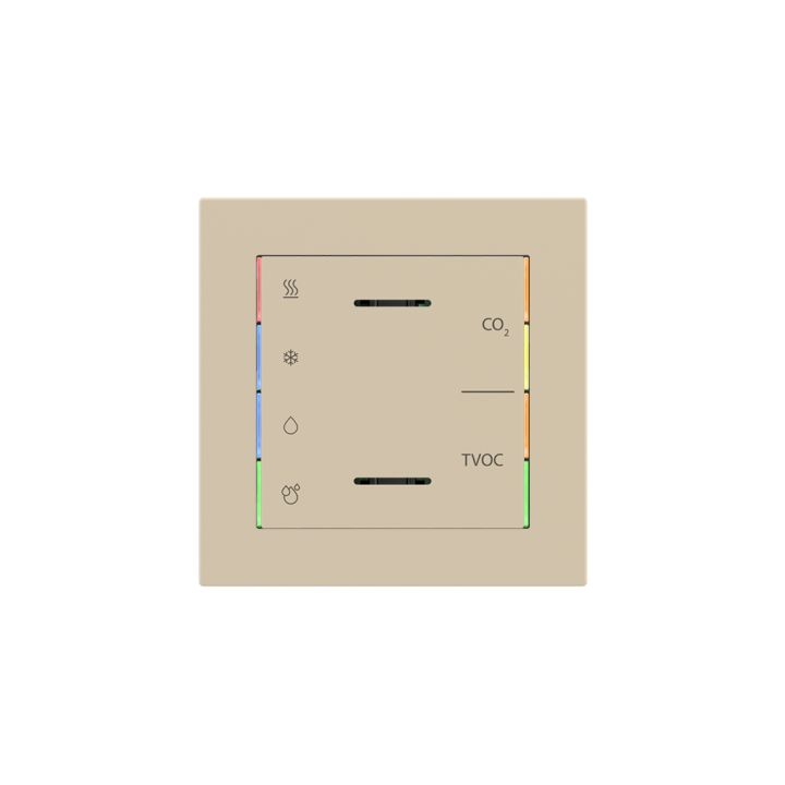 Multisensor Cover ES2 with symbols 71 serie (60X60) Fenix NTM Beige Luxor