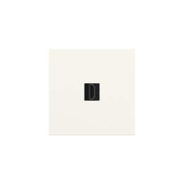 Square magnetic plate for keystone system Proxima series Metal Warm White