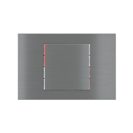 kit 1 rocker 71 serie Square (60X60) Metal Titanium