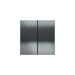 kit 1 rocker FF (Form/Flank/NF) vertical rectangular (40x80) Metal HT Black with simbols