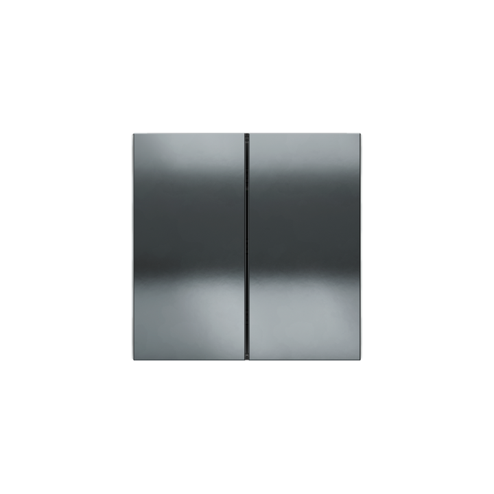 kit 1 rocker FF (Form/Flank/NF) vertical rectangular (40x80) Metal HT Black with simbols