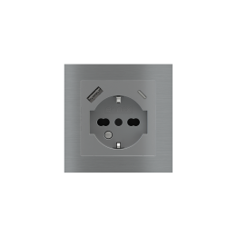 Ekinex накладка Form/Flank/NF 80x80 mm титан металл EK-PQG-GBS