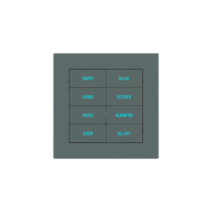 Square Plate Deep (FF/71/20Venti) (87x87) 1 window (60x60) Fenix NTM Green Commodore