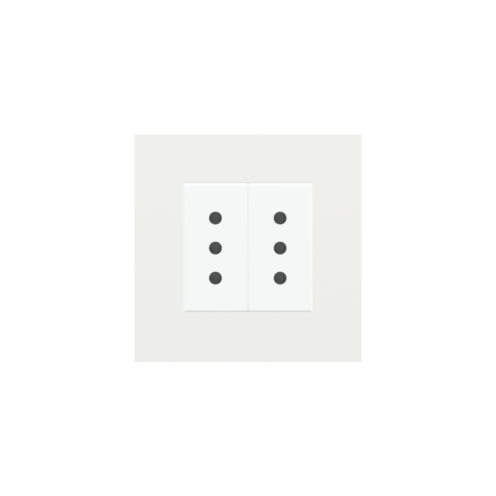 Ekinex накладка Form/Flank/NF 80x80 mm White Malè Fenix NTM EK-PQP-FBM