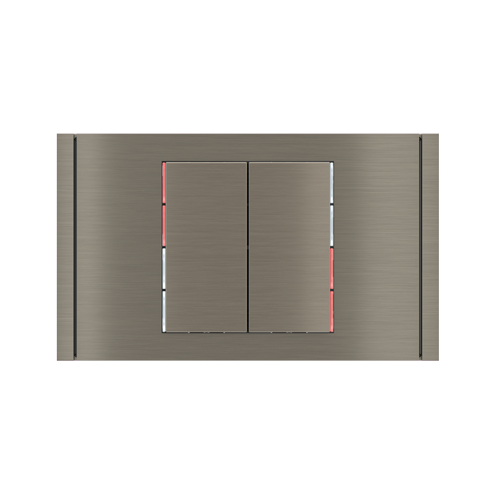 Ekinex накладка 71 30x60 mm никель металл EK-T2R-GBR