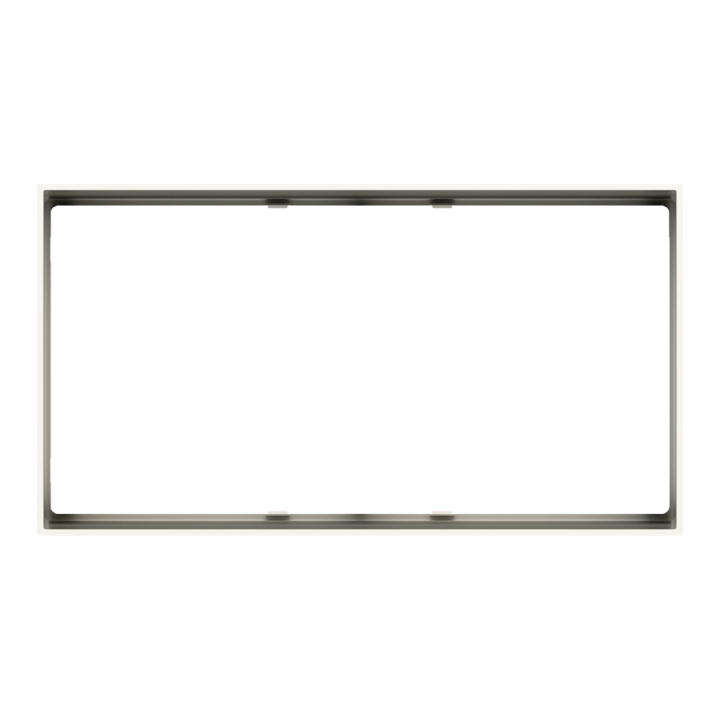 Ekinex накладка FF 86x157 mm белый пластик EK-FO2-GAA