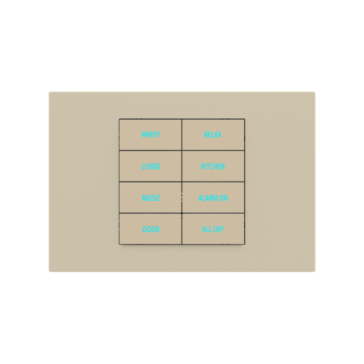Rectangular Plate Deep (FF/71/20Venti) (87x128) 1 window (45x68) Fenix NTM Beige Luxor