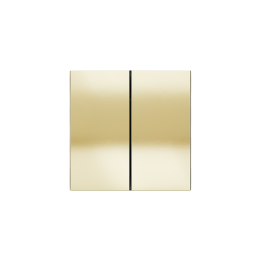 kit 2 rockers FF (Form/Flank/NF) vertical rectangular (40x80) Metal HT Champagne