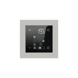 Ekinex накладка 20venti 87x87 mm серебро пластик EK-DQS-GAG
