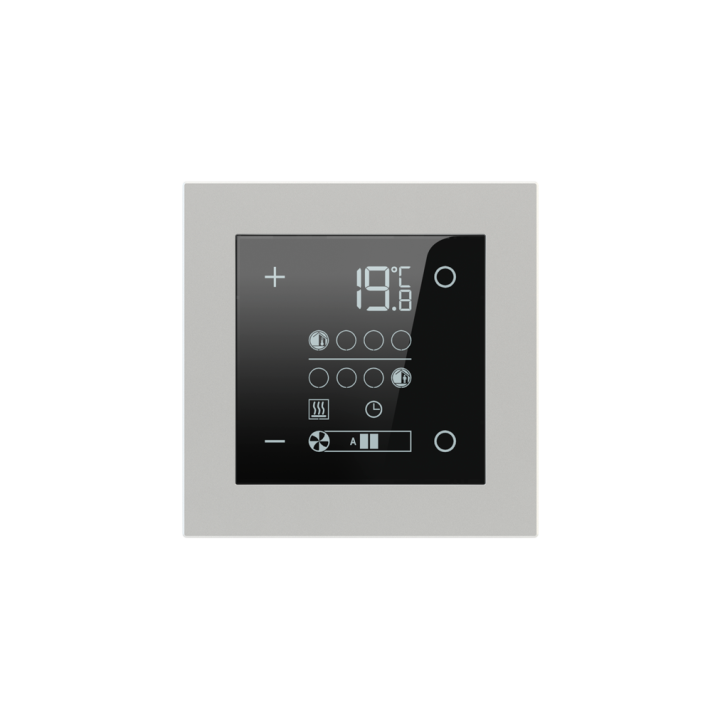 Ekinex накладка 20venti 87x87 mm серебро пластик EK-DQS-GAG