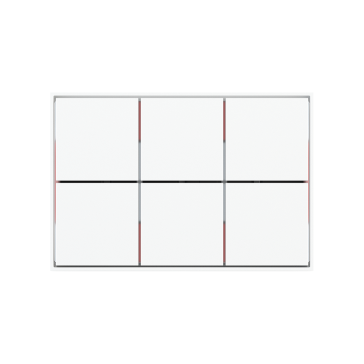 Square Frame FF Form (86X86) White Plastic