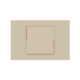 kit 1 rocker 71 serie Square (60X60) Fenix NTM Beige Luxor