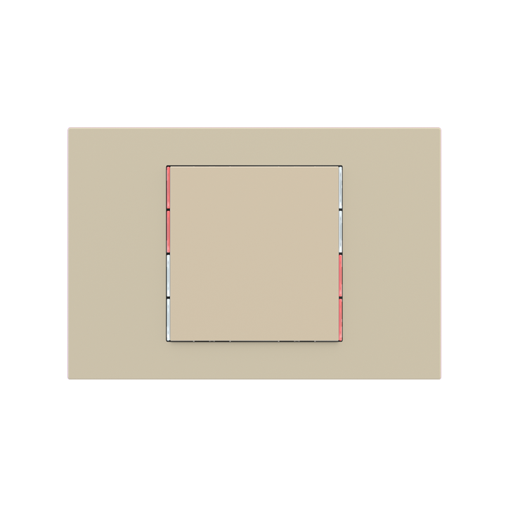 kit 1 rocker 71 serie Square (60X60) Fenix NTM Beige Luxor