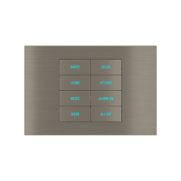 Ekinex накладка 20venti 87x128 mm никель металл EK-DRG-GBR