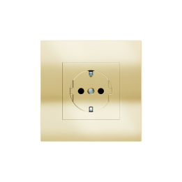Ekinex накладка 20venti 98x98 mm Champagne металл EK-SQG-CHA