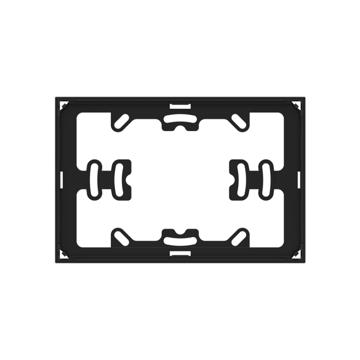 Package 1 pcs. black adapter for NF rectangular plate